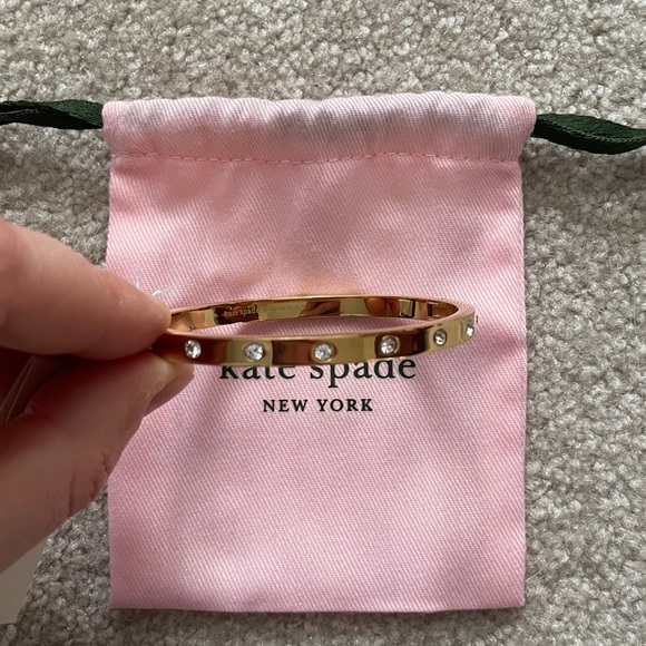 Kate Spade Lemon Bangle with Pink Pouch - Picture 2 of 4